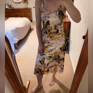 ARITZIA Wilfred le fou Silk Midi Dress